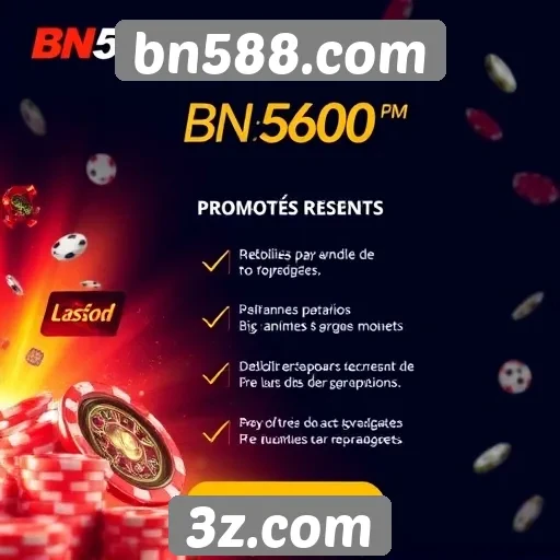 Novas promoções no site bn588.com atraem jogadores